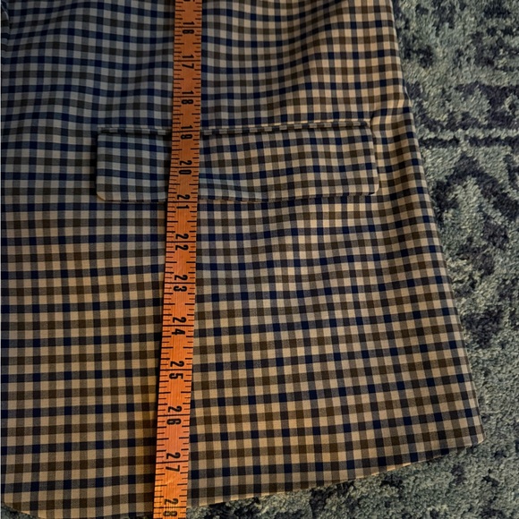 J. Crew NWOT Women’s Boyfriend Blazer Beige Plaid Italian Stretch Wool Blend - Picture 10 of 11